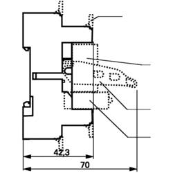 TE Connectivity RT3S4T30 reléový modul Jmenovité napětí: 230 V/AC Spínací proud (max.): 16 A 1 přepínací kontakt 1 ks