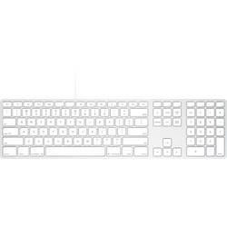 Matias FK318S Wired Aluminium Keyboard for Mac USB klávesnice US anglická, QWERTY, Mac stříbrná