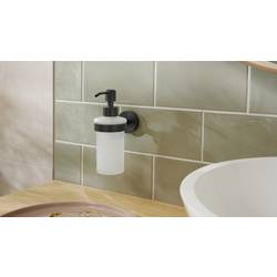 tesa MOON BLACK 40565-00000-00 zásobník na mýdlo 200 ml černá (matná), satinované sklo