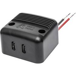 ProCar Dvojitá zásuvka USB-C PD/QC, max. 2x 30 W. 12 V, 24 V