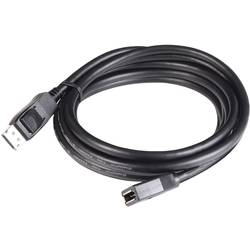 club3D DisplayPort prodlužovací kabel Konektor DisplayPort, DisplayPort zásuvka 3.00 m černá CAC-1023 Kabel DisplayPort