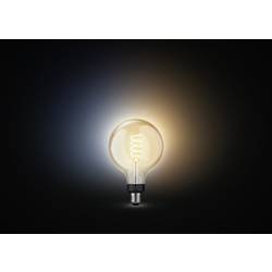 Philips Hue Hue LED žárovka 871951430154200 Energetická třída (EEK2021): G (A - G) Hue White Ambiance Einzelpack Giant Globe G125 Filament 300lm E27 7 W teplá