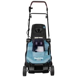 Makita Akku-Rasenmäher DLM432PT2 2x18V Set 2 Akkus 5,0Ah, Doppelladegerät akumulátor Akumulátorová sekačka + 2. akumulátor, vč. nabíječky 18 V šířka sekání 430