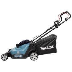 Makita Akku-Rasenmäher DLM432PT2 2x18V Set 2 Akkus 5,0Ah, Doppelladegerät akumulátor Akumulátorová sekačka + 2. akumulátor, vč. nabíječky 18 V šířka sekání 430
