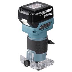 Makita DRT52Z Aku ohraňovací frézka, Délka 134 mm, Pracovní délka 42 mm, Ø hřídele 6 mm