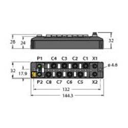 Turck TBEN-S1-8DIP 6814020 aktivní box senzor/aktor 1 ks