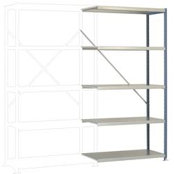 Manuflex RP1119.6011 přístavný modul regálu oddělení , (š x v x h) 97 x 2 x 50 mm, ocel, kovová podlaha, rezedově zelená