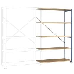 Manuflex RP1128.7016 přístavný modul regálu oddělení , (š x v x h) 97 x 2 x 60 mm, ocel, kovová podlaha, antracitová