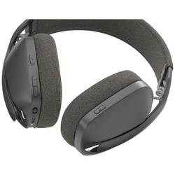 Logitech ZONE VIBE 100 Headset uzavřená (Over Ear) Bluetooth® stereo grafit Redukce šumu mikrofonu, Potlačení hluku regulace hlasitosti, Vypnutí zvuku mikrofonu