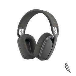 Logitech ZONE VIBE 100 Headset uzavřená (Over Ear) Bluetooth® stereo grafit Redukce šumu mikrofonu, Potlačení hluku regulace hlasitosti, Vypnutí zvuku mikrofonu