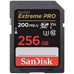 SanDisk SanDisk Extreme Pro - Flash-Speicherkarte - 256 GB paměťová karta SDXC 256 GB Class 10 UHS-I nárazuvzdorné, vodotěsné