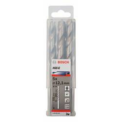 Bosch Accessories 2608585538 HSS kovový spirálový vrták 12.1 mm Celková délka 151 mm broušený DIN 338 válcová stopka 5 ks
