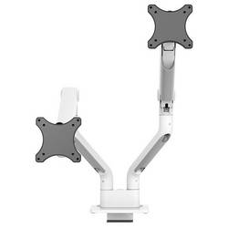 Neomounts DS70S-950WH2 držák na stůl pro monitor 2 Displej: (s) 43,2 cm (17) - 88,9 cm (35) černá nastavitelná výška, naklápěcí, nakláněcí, otočný