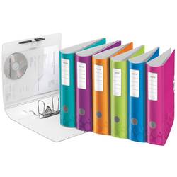 Leitz pořadač 1106 Active WOW DIN A4 Šířka hřbetu: 82 mm ledově modrá metalická 2 třmeny 1106-00-36