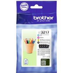 Brother Ink LC3217 originál kombinované balení černá, azurová, purppurová, žlutá LC3217VAL