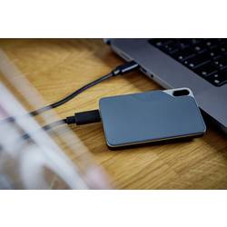 Intenso TX100 500 GB, externí SSD disk, USB-C™ (USB 3.2 Gen 1), šedomodrá