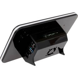 Joy-it RB-LCD-7P4-Case skříň displeje Vhodné pro (vývojové sady): Raspberry Pi® včetně aktivního chladiče černá