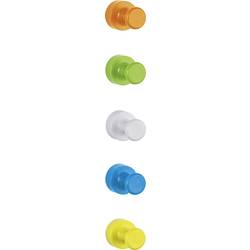 Maul neodymový magnet 6168599 (Ø x v) 12 mm x 16 mm kuželka bílá, žlutá, modrá, zelená, oranžová 10 ks 6168599