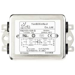 TRU COMPONENTS TC-10471948 Odrušovací filtr 250 V/AC 10 A 0.6 mH (d x š x v) 75 x 51 x 37 mm 1 ks