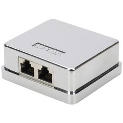 Digitus síťová zásuvka na omítku CAT 6A 2 porty vícebarevná