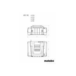 Metabo ASC 145 rychlonabíječka 627378000
