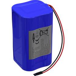 Ansmann 4S1P Akkupack 4x 18650 Kabel Li-Ion 14.4V 2600mAh Block Akupack 4 x Li-Ion 14.4 V 2600 mAh