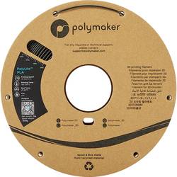 Polymaker PA02001 PolyLite vlákno pro 3D tiskárny PLA plast 1.75 mm 1000 g černá PolyLite™ PLA 1 ks