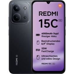 Xiaomi Redmi 15C 5G smartphone 128 GB, 17.5 cm (6.9 palec), černá