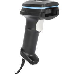 Manhattan MANHATTAN - 2D LED Barcodescanner 450mm IP52 Handscanner skener 2D čárového kódu kabelové 1D, 2D LED černá ruční USB-A