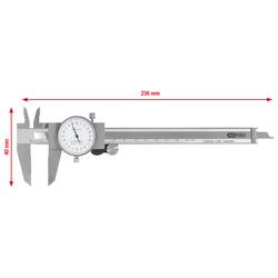 KS Tools 300.0547 300.0547 posuvné měřítko s ciferníkem
