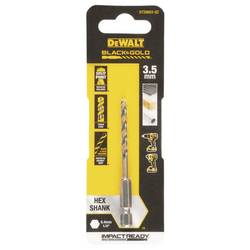DEWALT DT20603-QZ DT20603-QZ HSS-G kovový spirálový vrták 1 ks 3.5 mm Celková délka 76 mm chráněný proti korozi šestihranná 1 ks