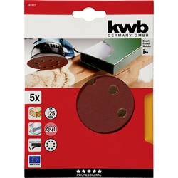 kwb 491932 brusný kotouč Průměr 125 mm Zrnitost=320 5 ks