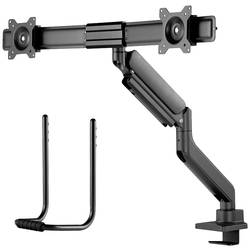 Neomounts DS75-450BL2 držák na stůl pro monitor 2 Displej: (s) 43,2 cm (17) - 81,3 cm (32) černá, černá/modrá nastavitelná výška, naklápěcí, nakláněcí, otočný