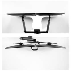 Neomounts DS75-450BL2 držák na stůl pro monitor 2 Displej: (s) 43,2 cm (17) - 81,3 cm (32) černá, černá/modrá nastavitelná výška, naklápěcí, nakláněcí, otočný