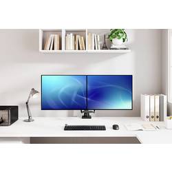 Neomounts DS75-450BL2 držák na stůl pro monitor 2 Displej: (s) 43,2 cm (17) - 81,3 cm (32) černá, černá/modrá nastavitelná výška, naklápěcí, nakláněcí, otočný
