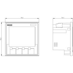 Siemens 3VA9987-0TD10 příslušenství pro výkonový spínač 1 ks (š x v x h) 96 x 96 x 56 mm Piece