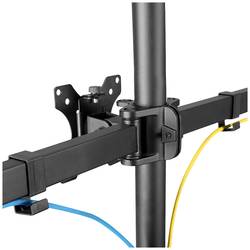 Neomounts FPMA-D550DD3BLACK držák na stůl pro monitor 3 Displej: (s) 33,0 cm (13) - 68,6 cm (27) černá naklápěcí, otočný, nakláněcí, nastavitelná výška