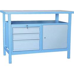 Aerotec 20142020 základní modul pracovního stolu (š x v x h) 1200 x 850 x 600 mm modrá (RAL 5015), šedá (RAL 7001)