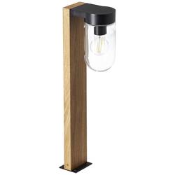Brilliant 96373/76 Cabar venkovní stojací osvětlení LED E27 dřevo (tmavé), černá