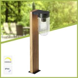 Brilliant 96373/76 Cabar venkovní stojací osvětlení LED E27 dřevo (tmavé), černá