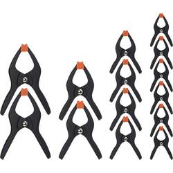 Sada pružinových svorek, 14 ks JORGENSEN 93260 Rozpětí (max.):76 mm Délka vyložení:70 mm