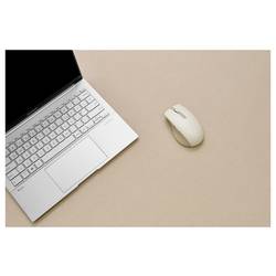 Asus ASUS MD200 Maus, beige, Silent optická myš, přenos bezdrátový, 6 tlačítko, 4200 dpi, béžová