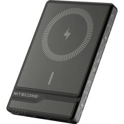 NiteCore NW5000 powerbanka Li-Ion, 5000 mAh, Bezdrátové nabíjení Qi, USB-C®, černá, Indikátor stavu