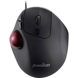 Perixx PERIMICE-517 D laserová Trackball, přenos USB, 7 tlačítko, 400 dpi, 1000 dpi, černá