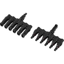 6-dílná sada PV odbočné spojky TC-13805808 černá TRU COMPONENTS Množství: 2 ks