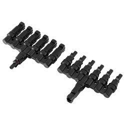 6-dílná sada PV odbočné spojky TC-13805808 černá TRU COMPONENTS Množství: 2 ks