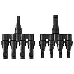 4-dílná sada PV odbočné spojky TC-13805800 černá TRU COMPONENTS Množství: 2 ks