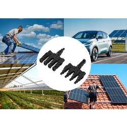 4-dílná sada PV odbočné spojky TC-13805800 černá TRU COMPONENTS Množství: 2 ks