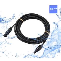 TRU COMPONENTS TC-13806204 prodlužovací solární kabel 6.0 mm² 30 A Délka kabelu 5 m