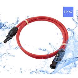 TRU COMPONENTS TC-13805732 prodlužovací solární kabel 6.0 mm² 30 A Délka kabelu 1 m